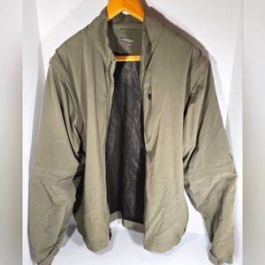 Men's Large Walter Hagen Tan Hydro Halt 3 In 1 Golf Jacket